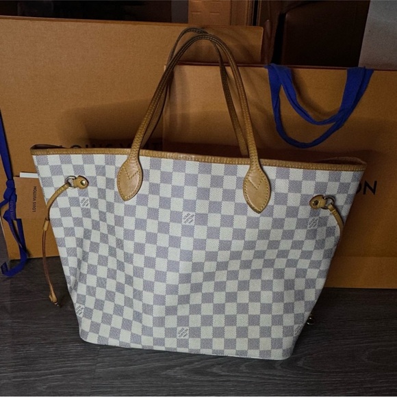 SOLD ON FACEBOOK MARKETPLACE FLouis Vuitton Neverfull MM with Pochette - Picture 4 of 16